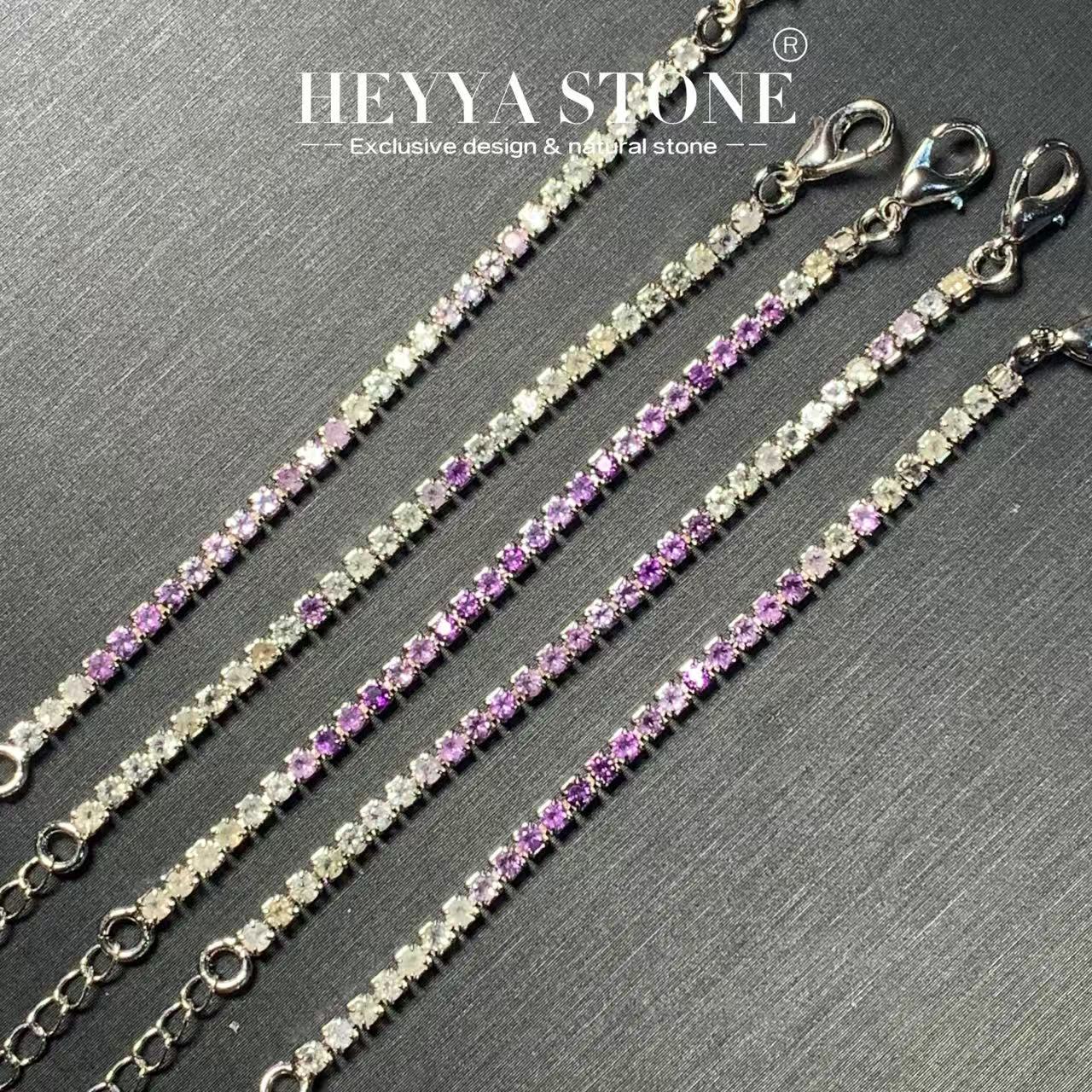 Gemstone Bracelet Healing - HEYYA STONE-Bracelet de tennis en pierre