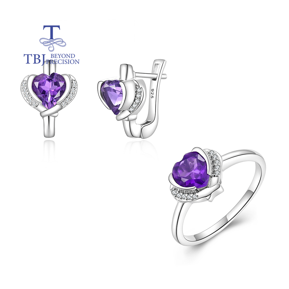 Birthstone Ring Set - Ensemble de bagues et boucles d'oreilles