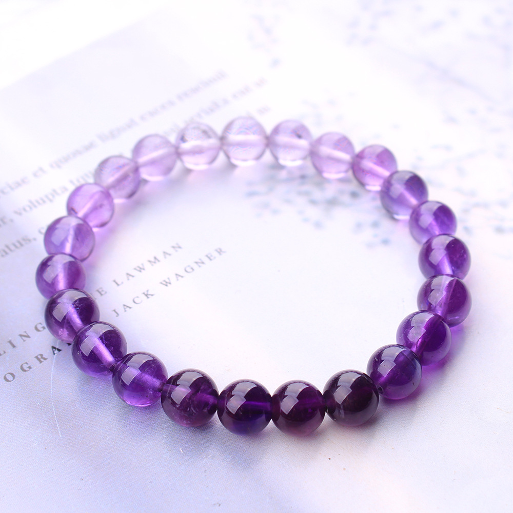 Gemstone Bracelet Healing - Bracelet en perles rondes de quartz