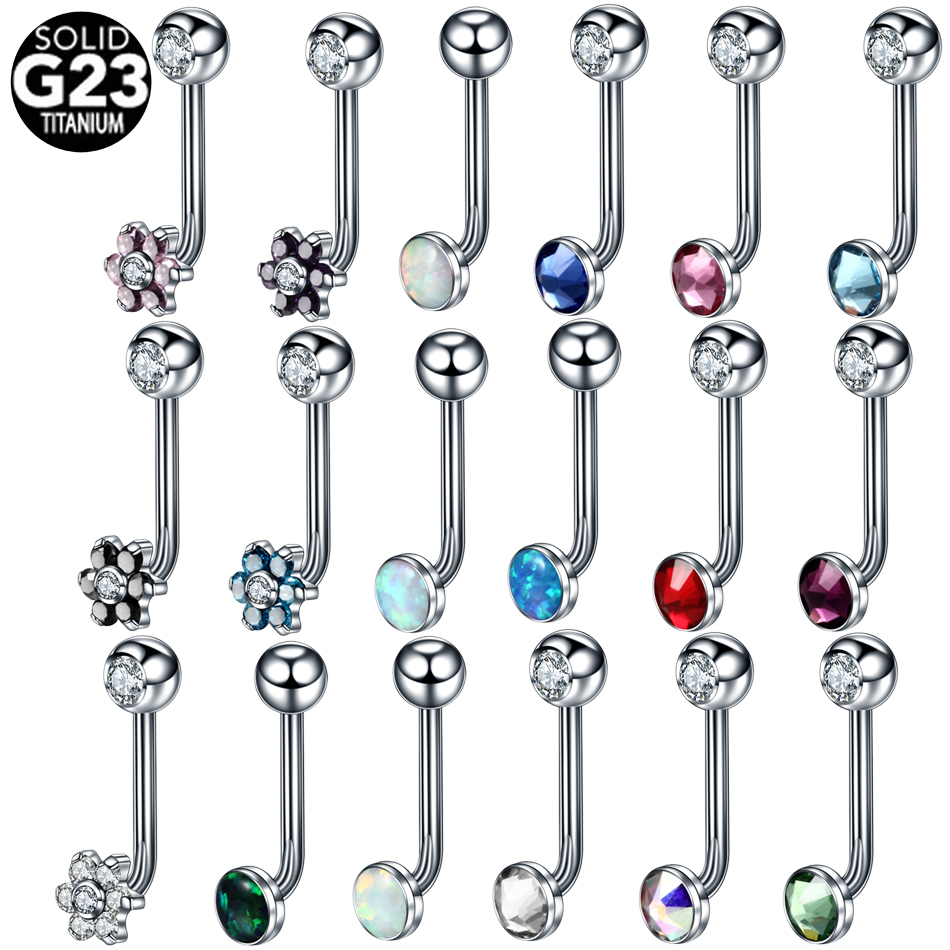 Christina Jewelry & Watches Marguerite Ørestik Forgyldt Sølv - 1 PC G23 titane opale cristal