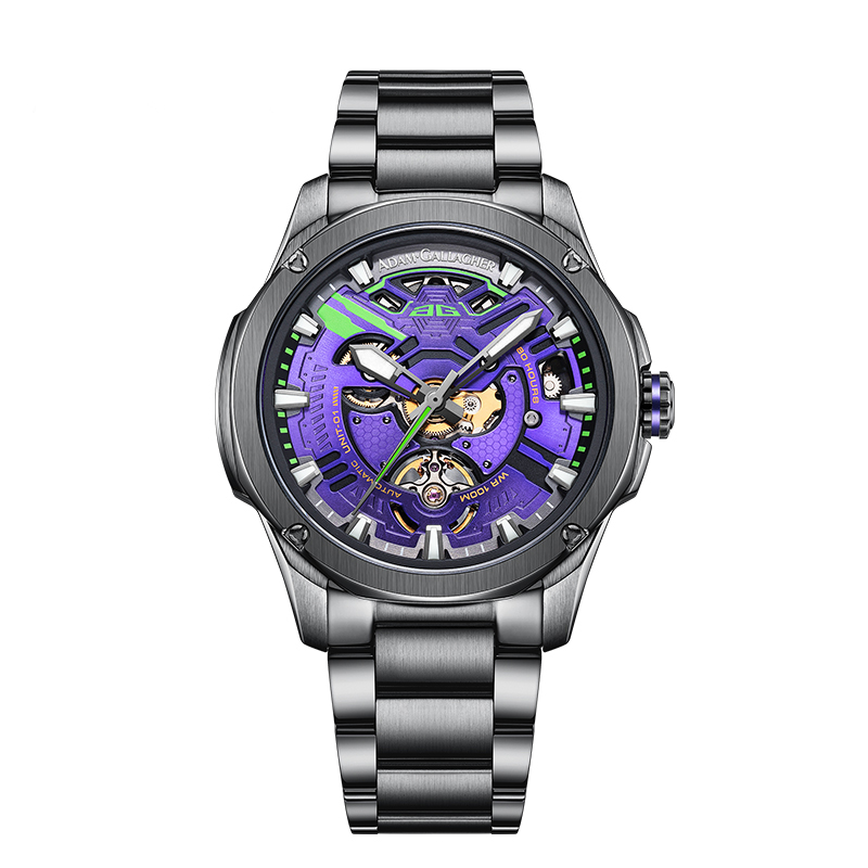Mens Mechanical Watch - Montre mécanique automatique EVA×WM, modèle pour