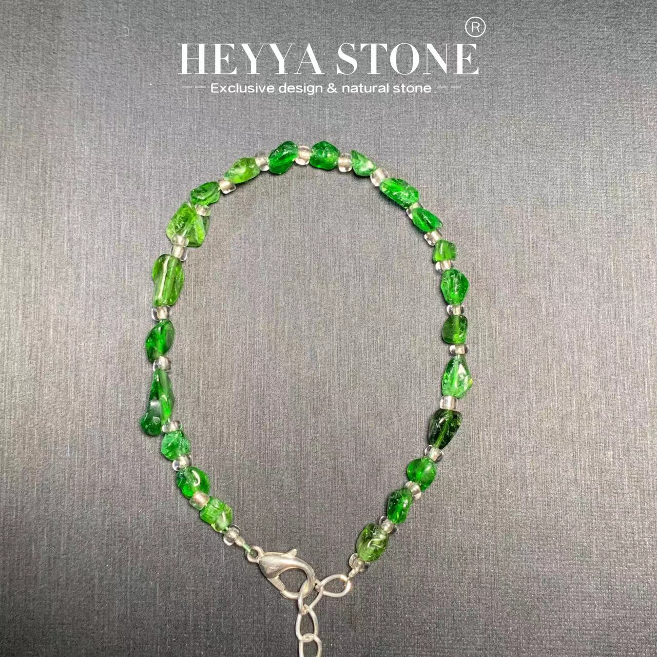 Gemstone Bracelet Healing - HEYYA STONE-Bracelet en pierre naturelle Diopside,