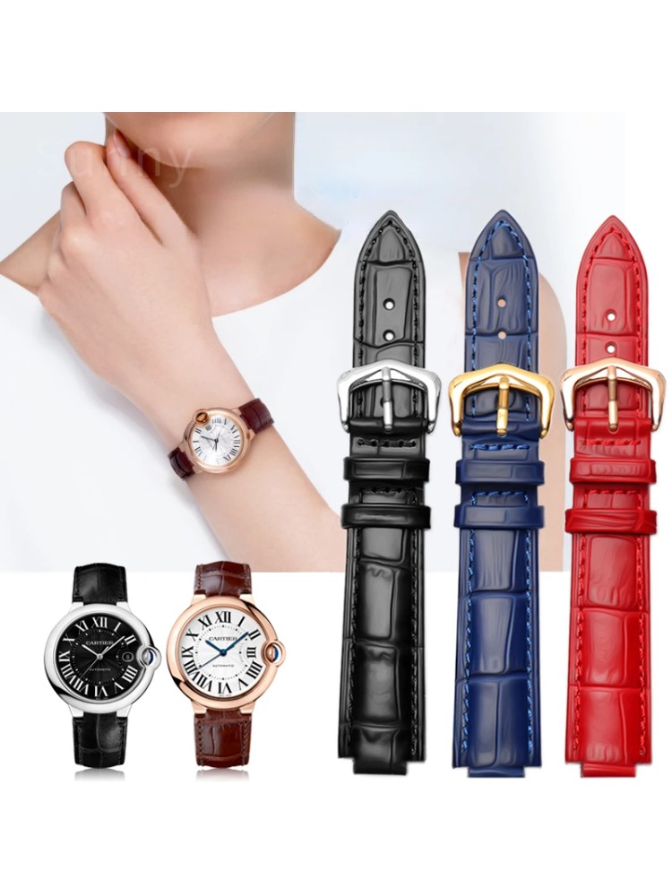 Cartier Watch Tank - Bracelet de montre en cuir véritable