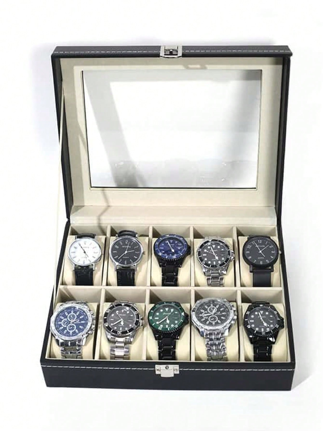 Jewelry Stores Watches - Boîte à montres en cuir avec