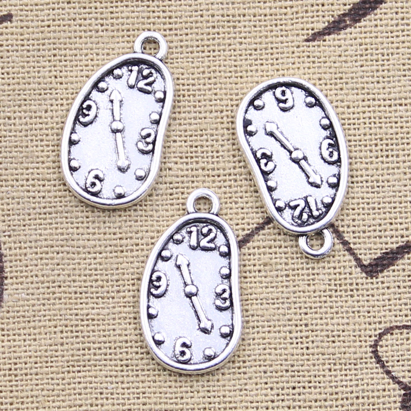 Jewelry Making Watches - Breloques en argent antique, horloge, montre,