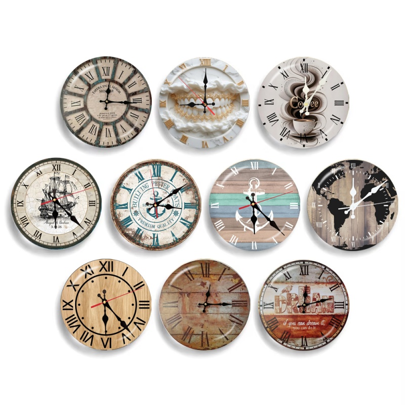 Jewelry Making Watches - Lot de 10 cabochons ronds en