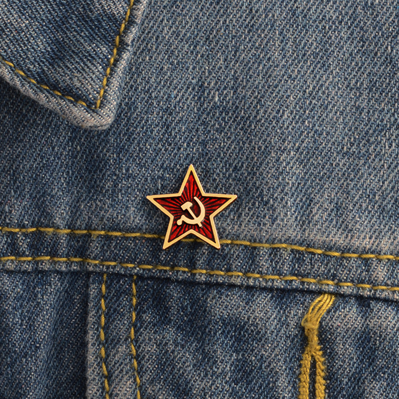 Vintage Brooch Pin - Épingles à revers avec Badge étoile