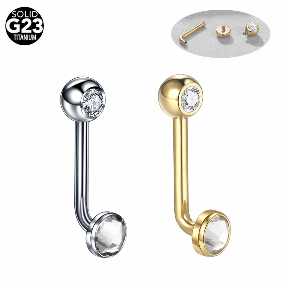 Christina Jewelry & Watches Marguerite Ørestik Forgyldt Sølv - 1 PC G23 titane Christina capuche