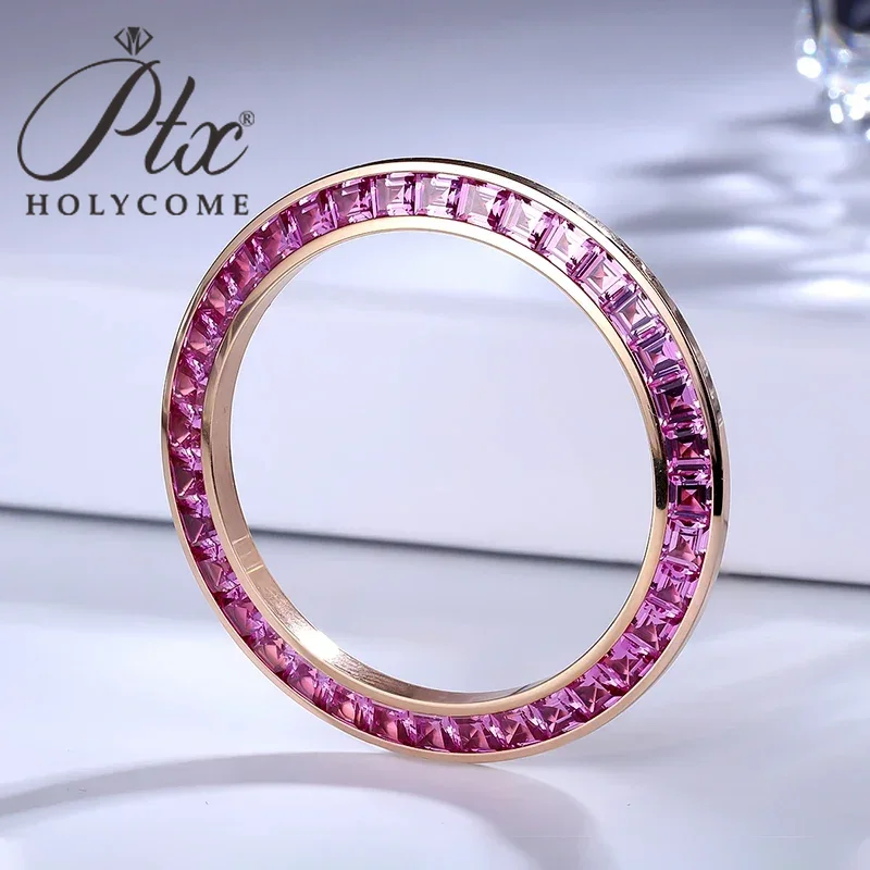 Jewelry Watches Silver - PTX-Montre Fantôme d'Eau avec Gemmes Roses,