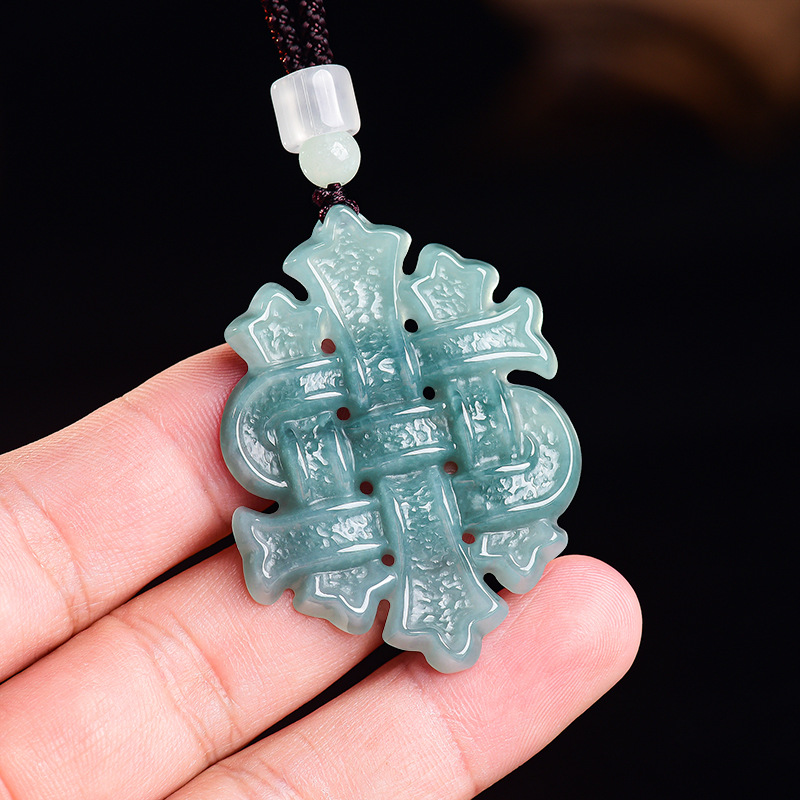 Jewelry & Watches Ltd - Collier Pendentif en Jade Birman Naturel