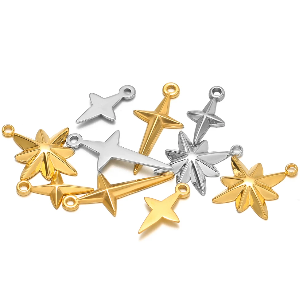 Moon Star Earrings - 5 pièces de haute qualité en