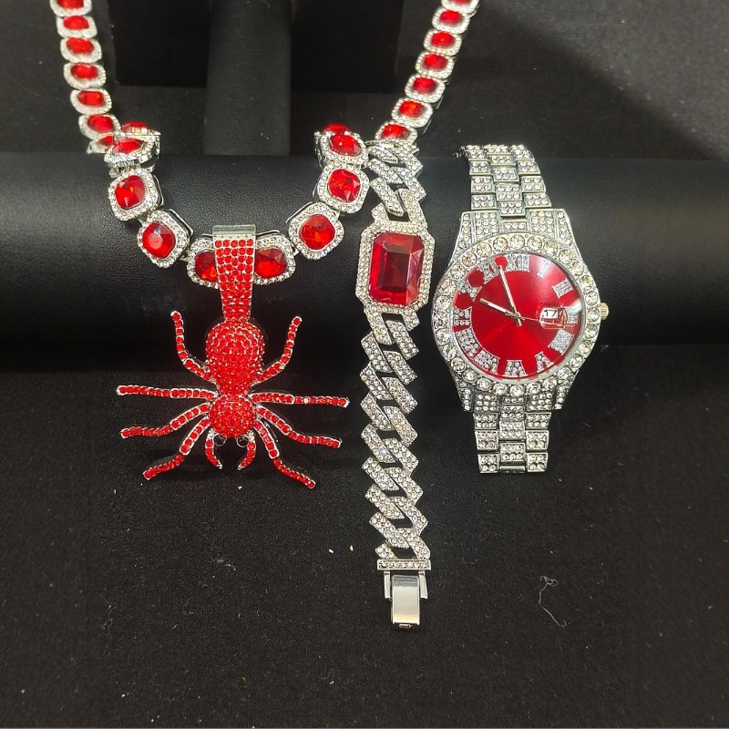 Icebox Jewelry Watches - Ensemble de bijoux Hip Hop pour