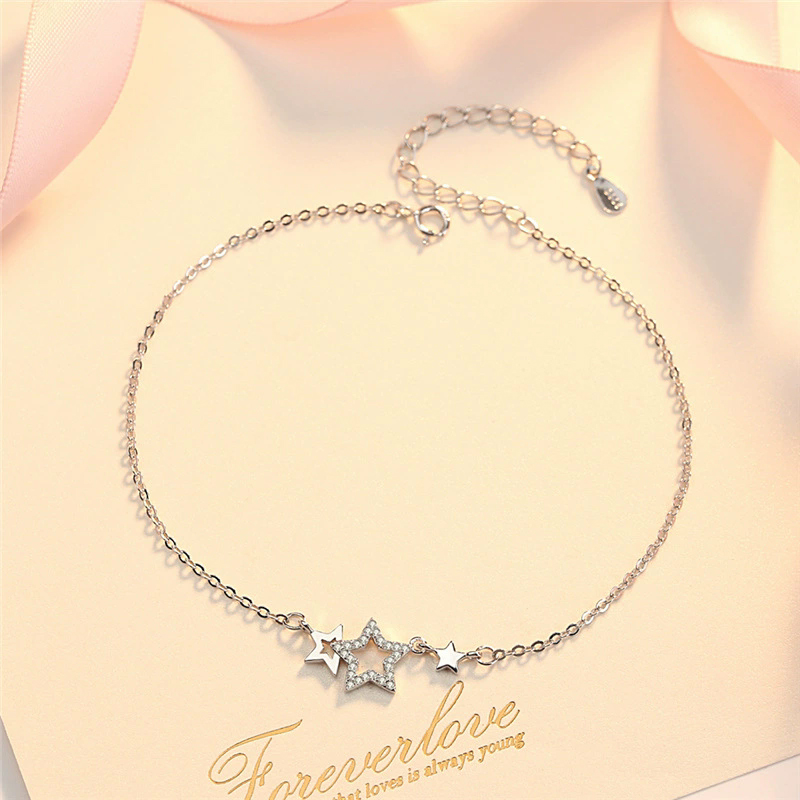Chaîne de cheville en argent s - Anklet Foot Chain avis et prix