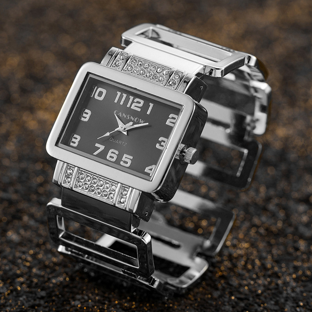 Cansnow Rectangle dames montre - Jewelry Watches Silver avis et prix