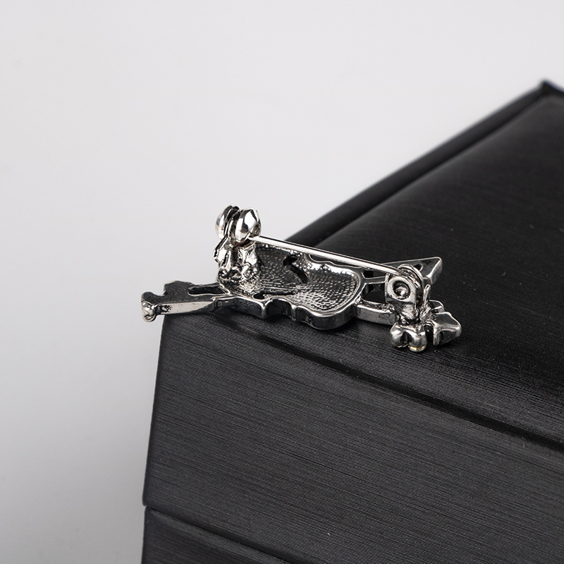 Broche de violon en cristal, b - Vintage Brooch Pin avis et prix