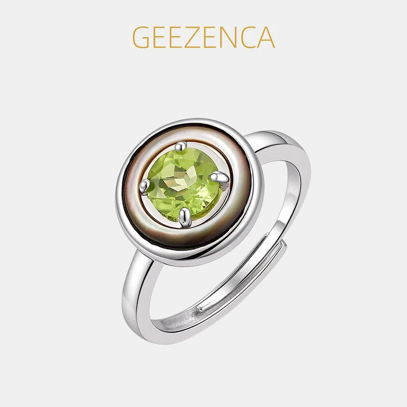 GEEZENCA Bague ouverte ronde e - Birthstone Ring Set avis et prix