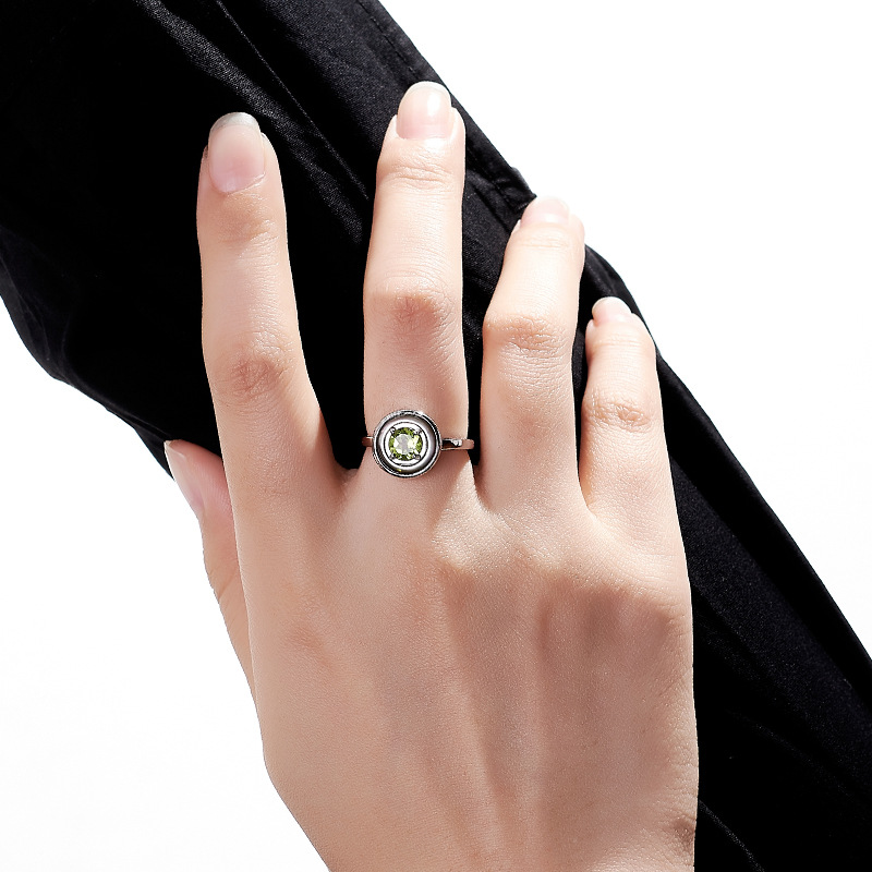 GEEZENCA Bague ouverte ronde e - Birthstone Ring Set avis et prix