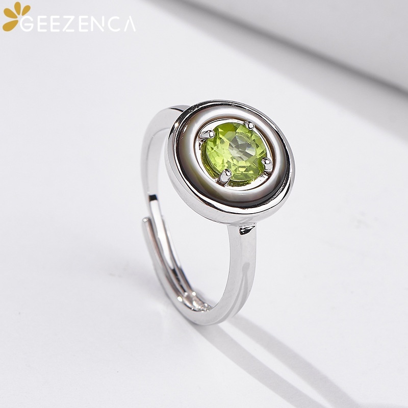 GEEZENCA Bague ouverte ronde e - Birthstone Ring Set avis et prix