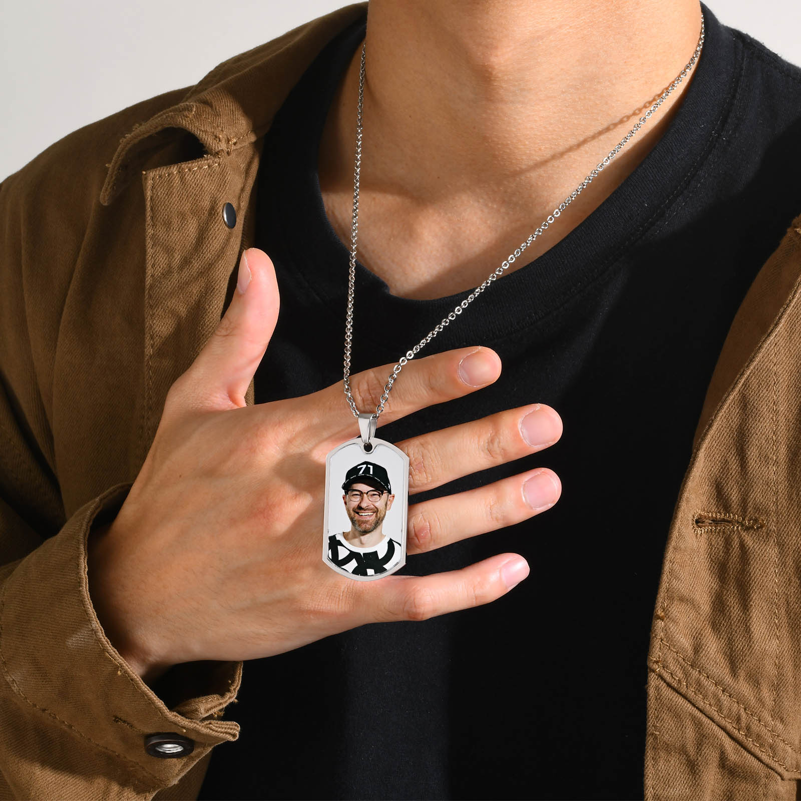 Vnox Photos personnalisées gra - Mens Dog Tag Necklace avis et prix
