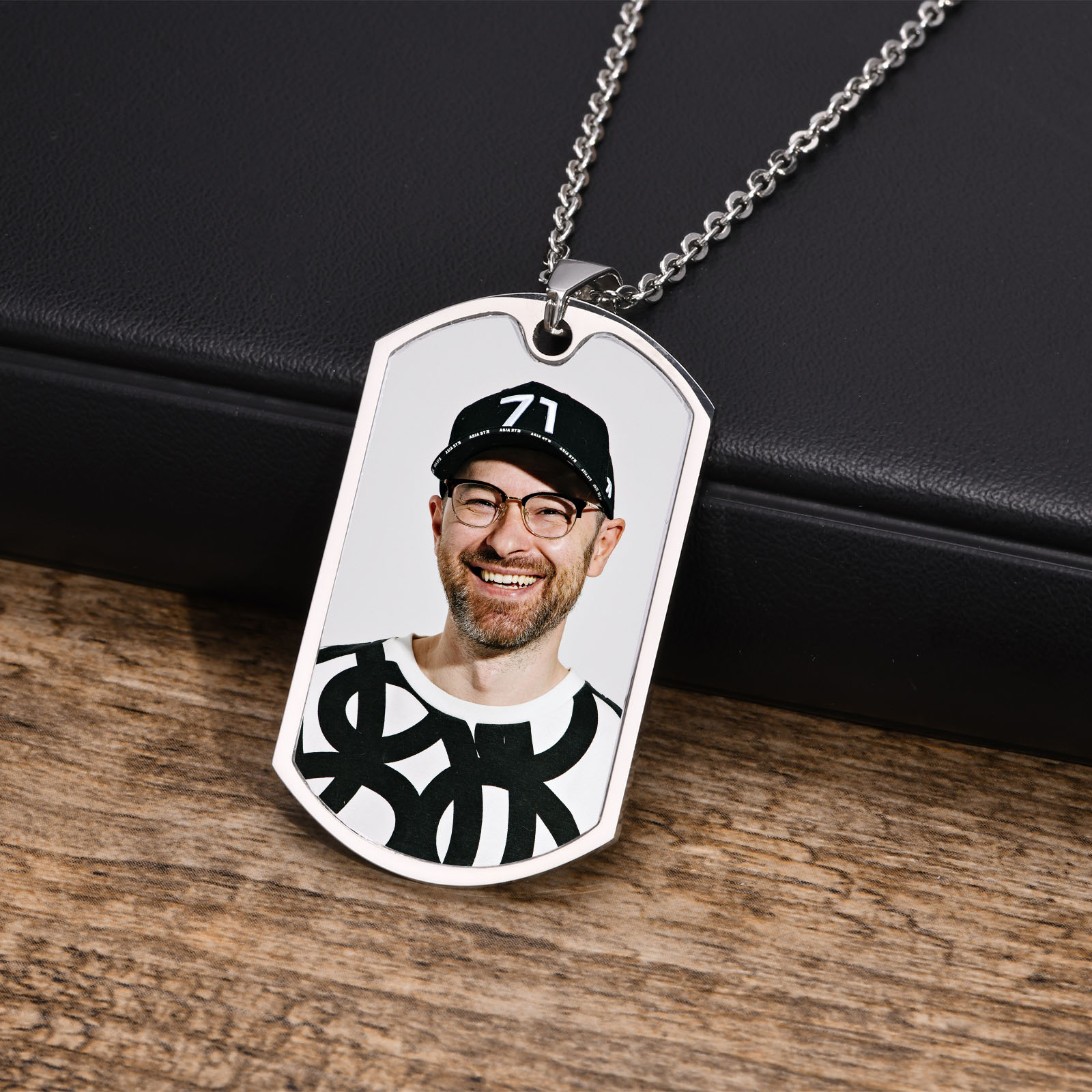 Vnox Photos personnalisées gra - Mens Dog Tag Necklace avis et prix