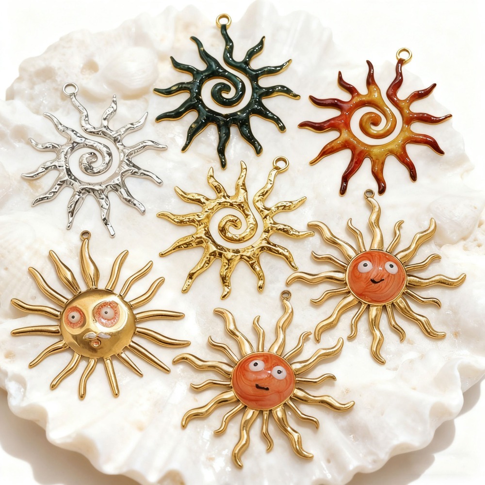 5 Breloques Spirales Vintage e - Moon Star Earrings avis et prix