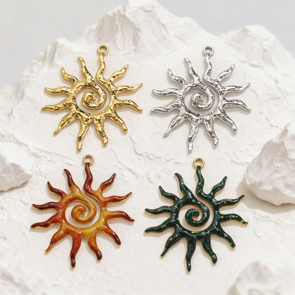 5 Breloques Spirales Vintage e - Moon Star Earrings avis et prix