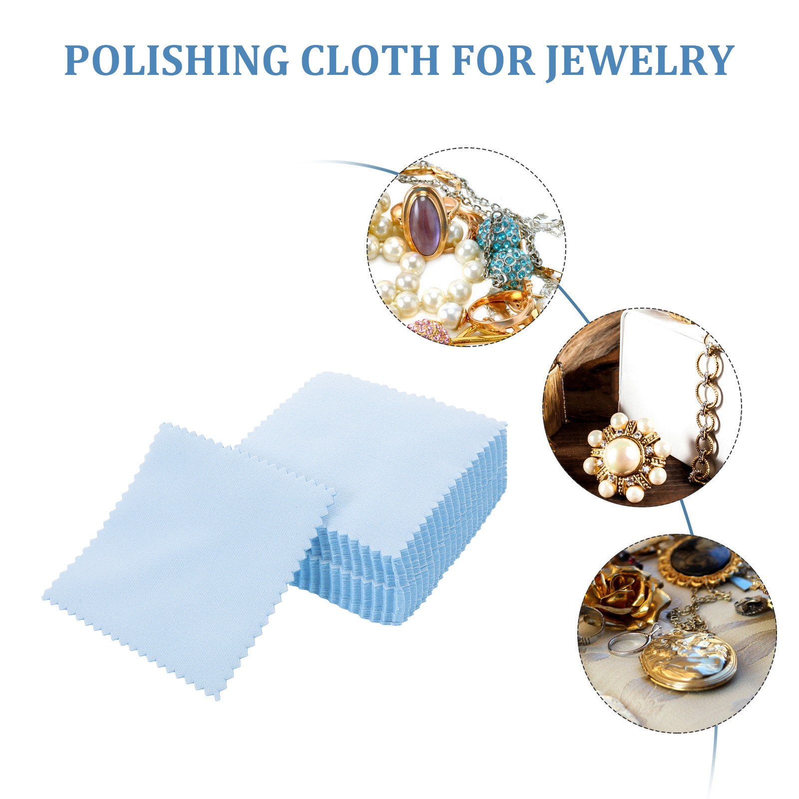2 pièces de tissu de polissage - Jewelry Watches Silver avis et prix