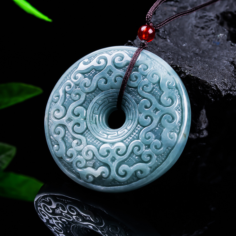 Collier pendentif fleur en jad - Jewelry & Watches Ltd avis et prix