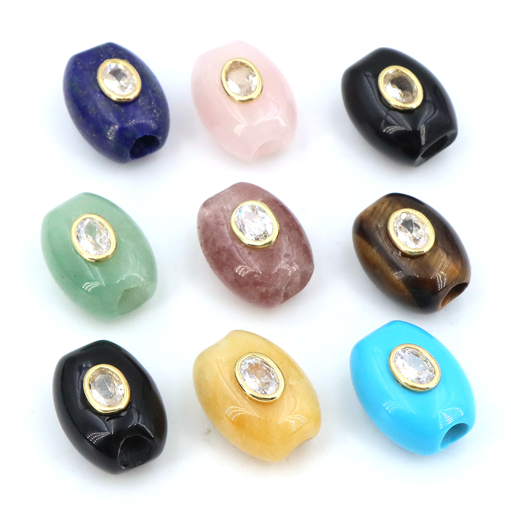 Perle plate en pierre naturell - Gemstone Bracelet Healing avis et prix