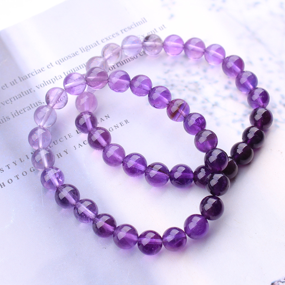 Bracelet en perles rondes de q - Gemstone Bracelet Healing avis et prix