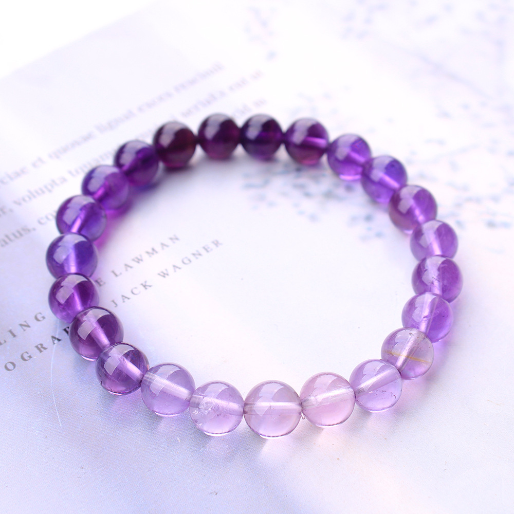Bracelet en perles rondes de q - Gemstone Bracelet Healing avis et prix