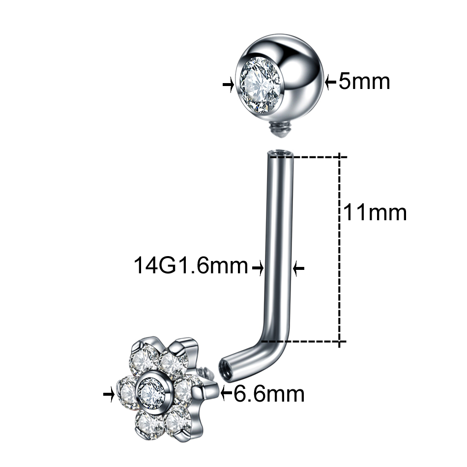 Piercing Christina en titane f - Christina Jewelry & Watches Marguerite Ørestik Forgyldt Sølv avis et prix