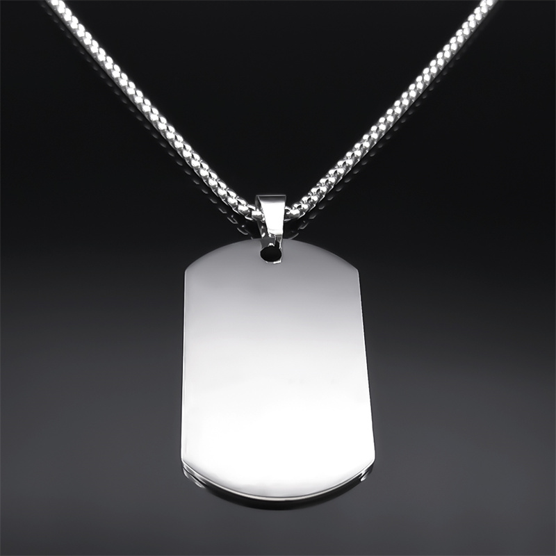 Collier croix chrétienne pour  - Mens Dog Tag Necklace avis et prix