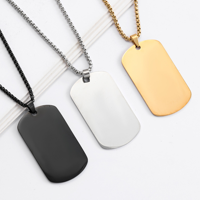HNSP – Collier pendentif milit - Mens Dog Tag Necklace avis et prix