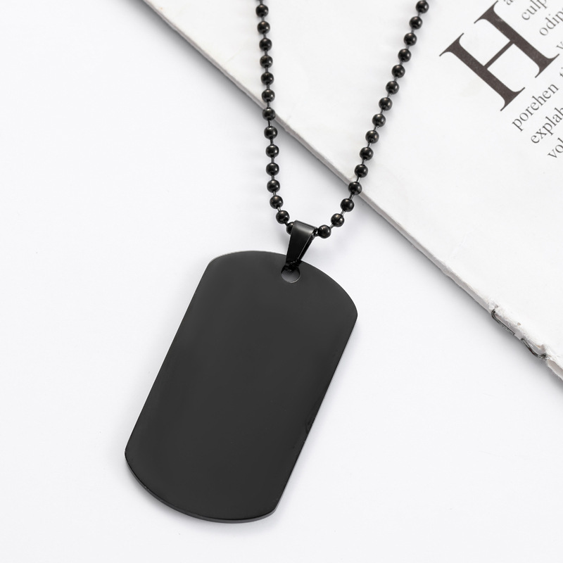 HNSP – Collier pendentif milit - Mens Dog Tag Necklace avis et prix