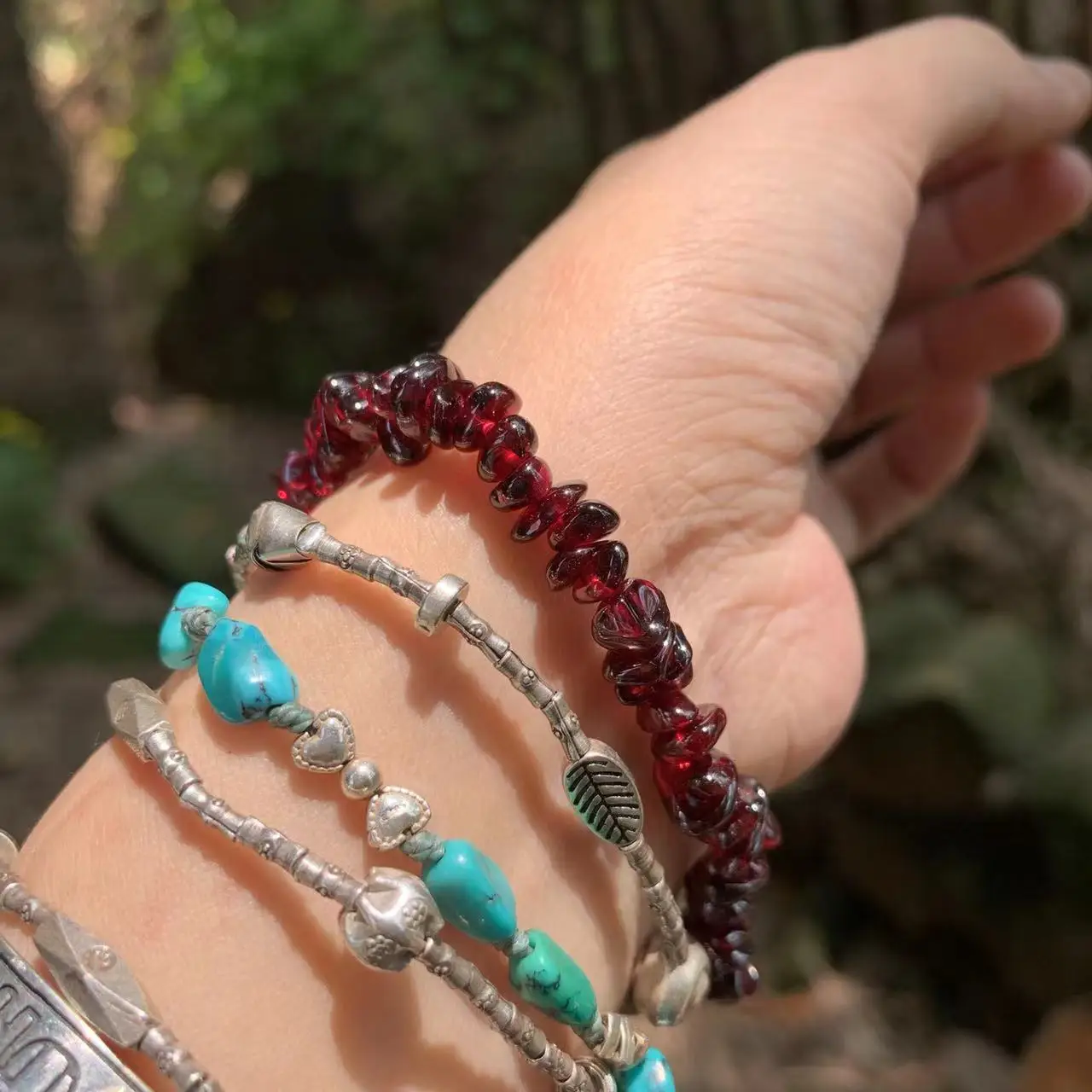 Bracelet grenat naturel pour f - Gemstone Bracelet Healing avis et prix