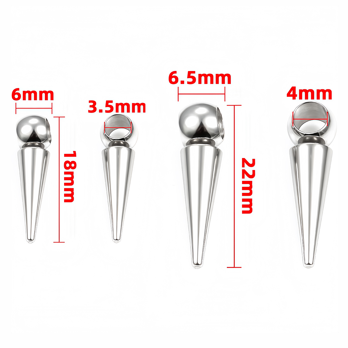 10 pièces de breloques conique - Moon Star Earrings avis et prix