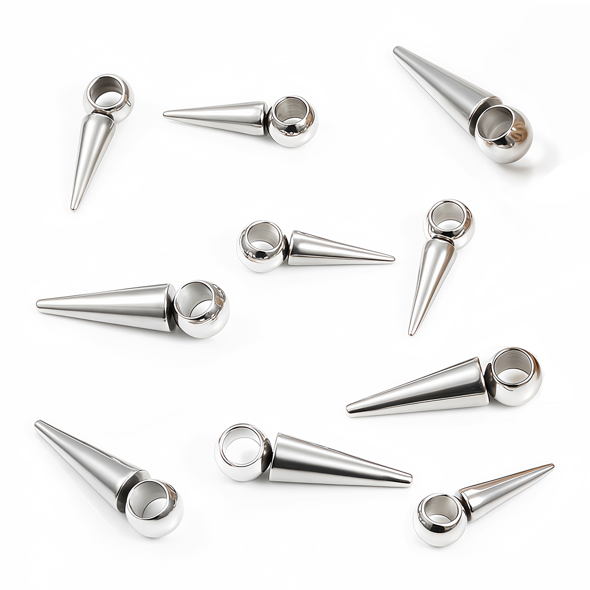 10 pièces de breloques conique - Moon Star Earrings avis et prix