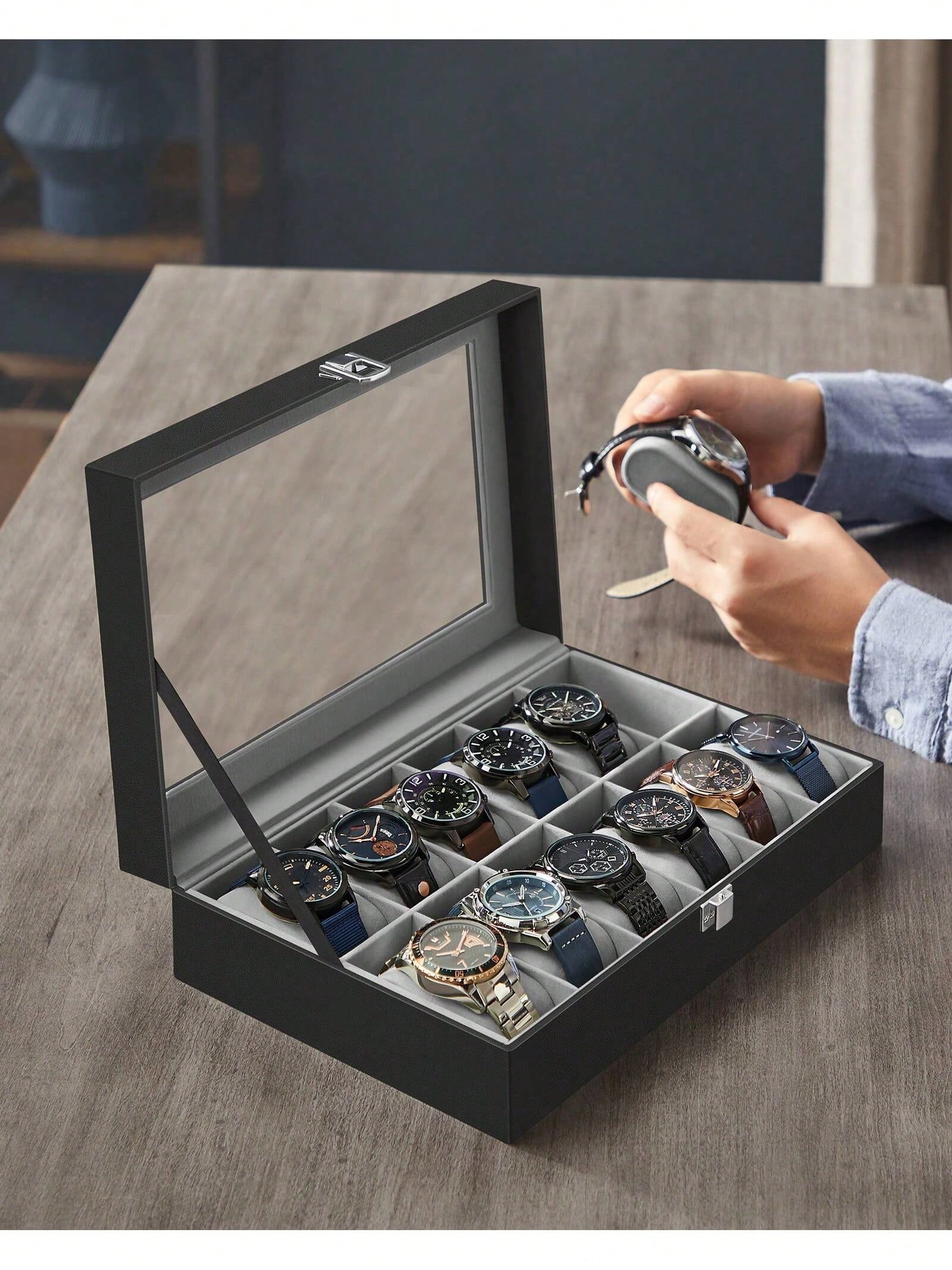 Boîte à montres verrouillable  - Jewelry Stores Watches avis et prix