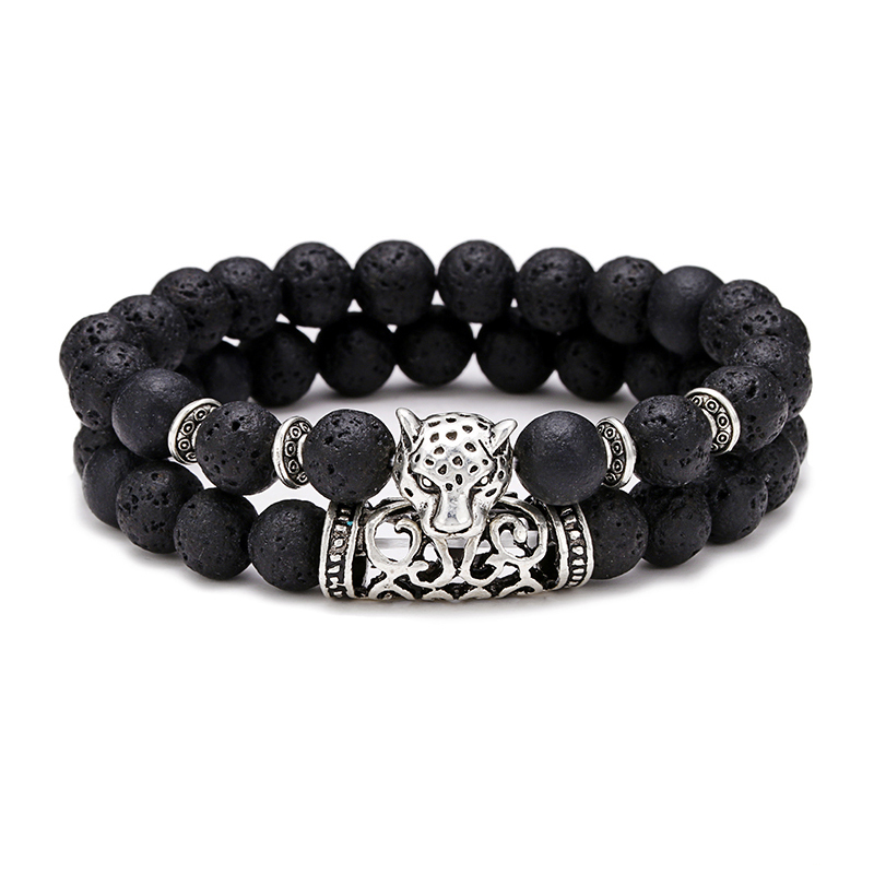 Premium 2 pièces/ensemble léop - Gemstone Bracelet Healing avis et prix