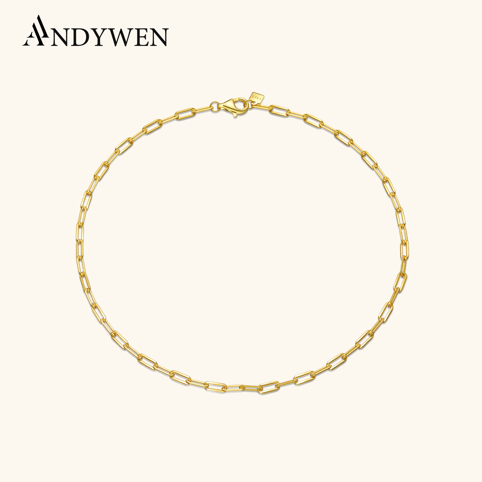 ANDYWEN-Bracelet de cheville e - Anklet Foot Chain avis et prix