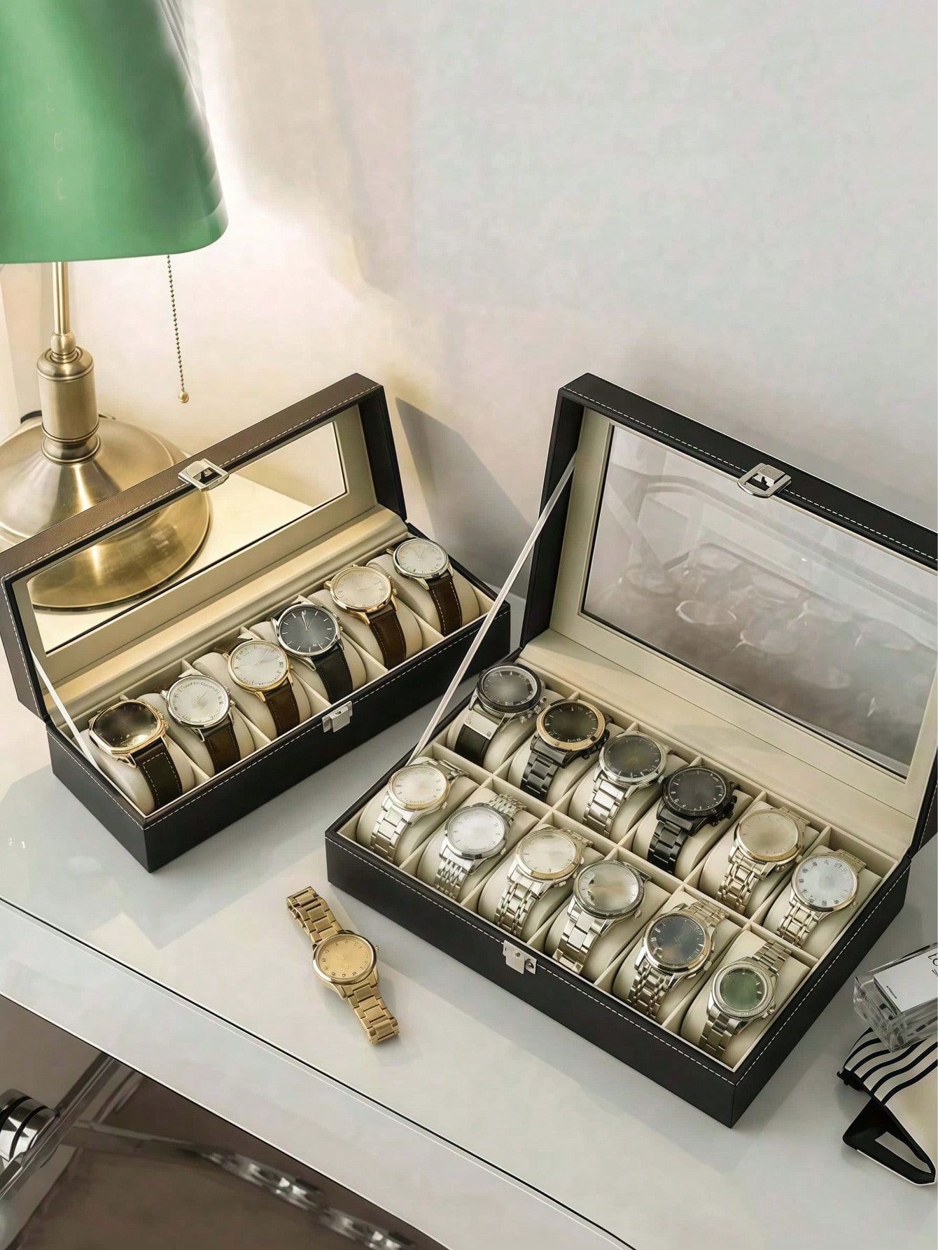 Boîte à montres en cuir avec s - Jewelry Stores Watches avis et prix