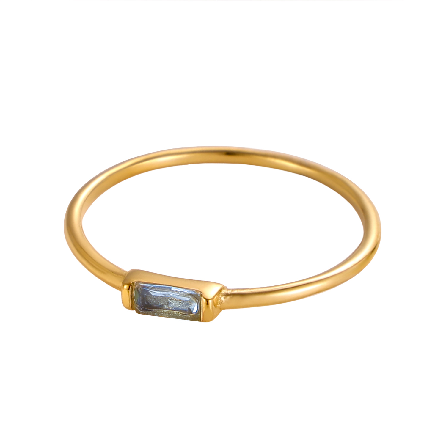 CARLIDANA – bague minimaliste  - Birthstone Ring Set avis et prix