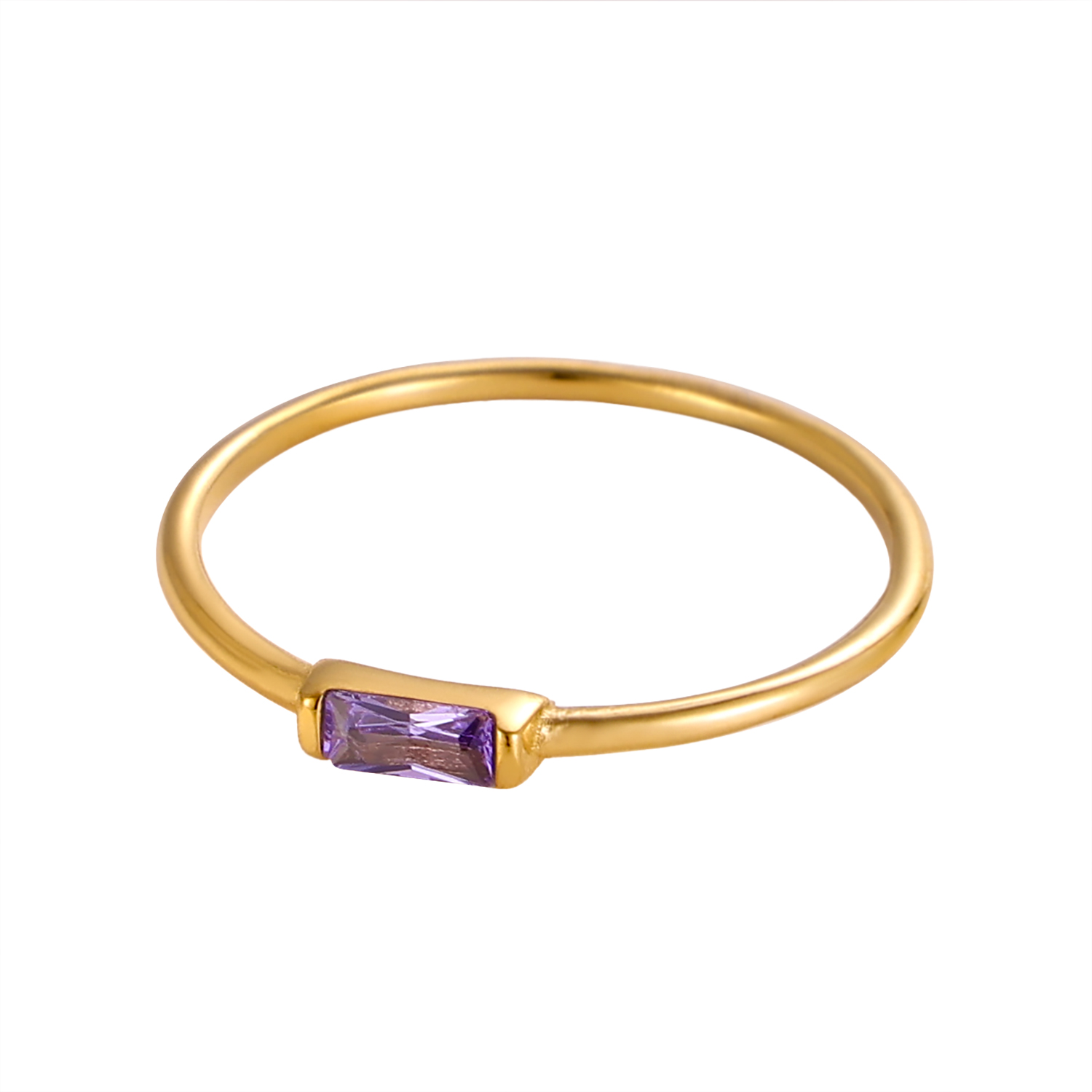 CARLIDANA – bague minimaliste  - Birthstone Ring Set avis et prix