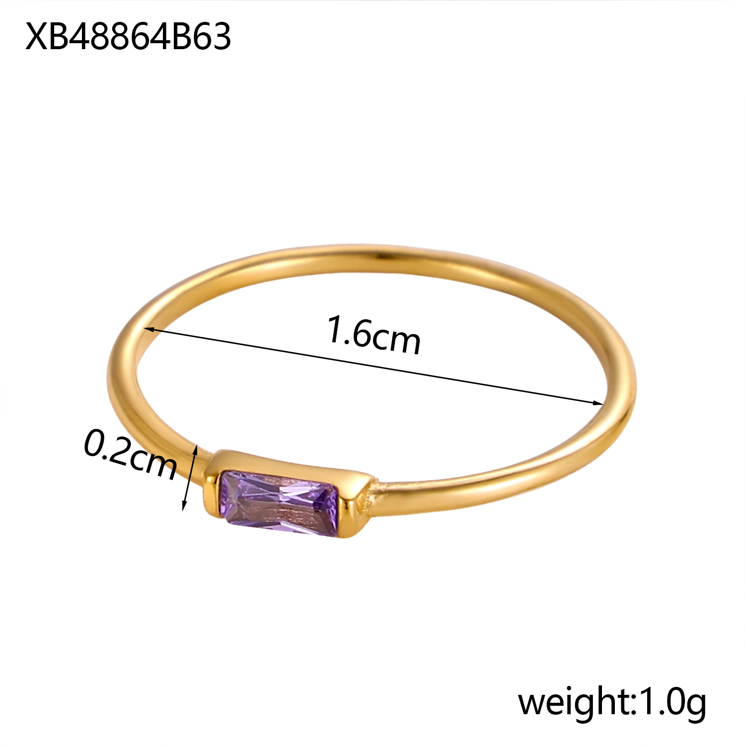 CARLIDANA – bague minimaliste  - Birthstone Ring Set avis et prix