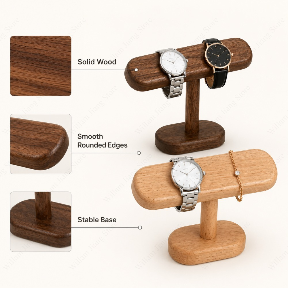 Présentoir en bois pour montre - Watches Jewelry Holder avis et prix