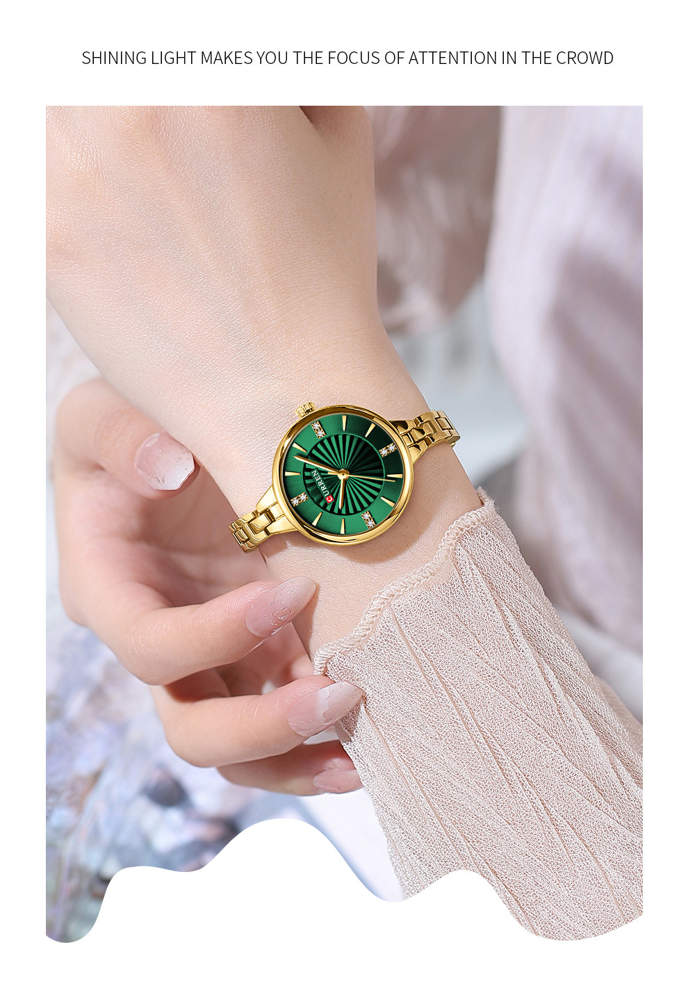 CURREN 9097 montre à Quartz po - Jewelry Watches Silver avis et prix