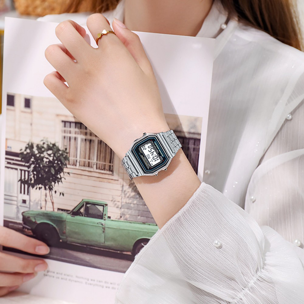 Montre numérique élégante pour - Jewelry Watches Silver avis et prix