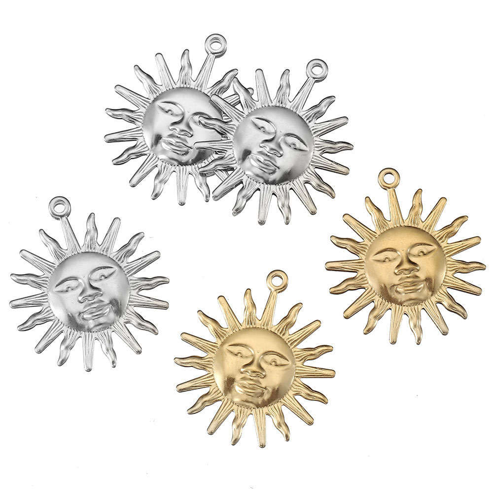 Lot de 5 pendentifs soleil en  - Moon Star Earrings avis et prix