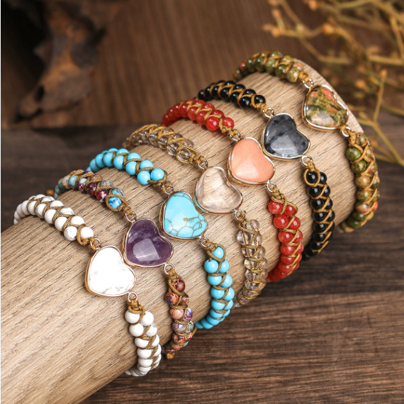 Bracelet ajustable tressé doub - Gemstone Bracelet Healing avis et prix
